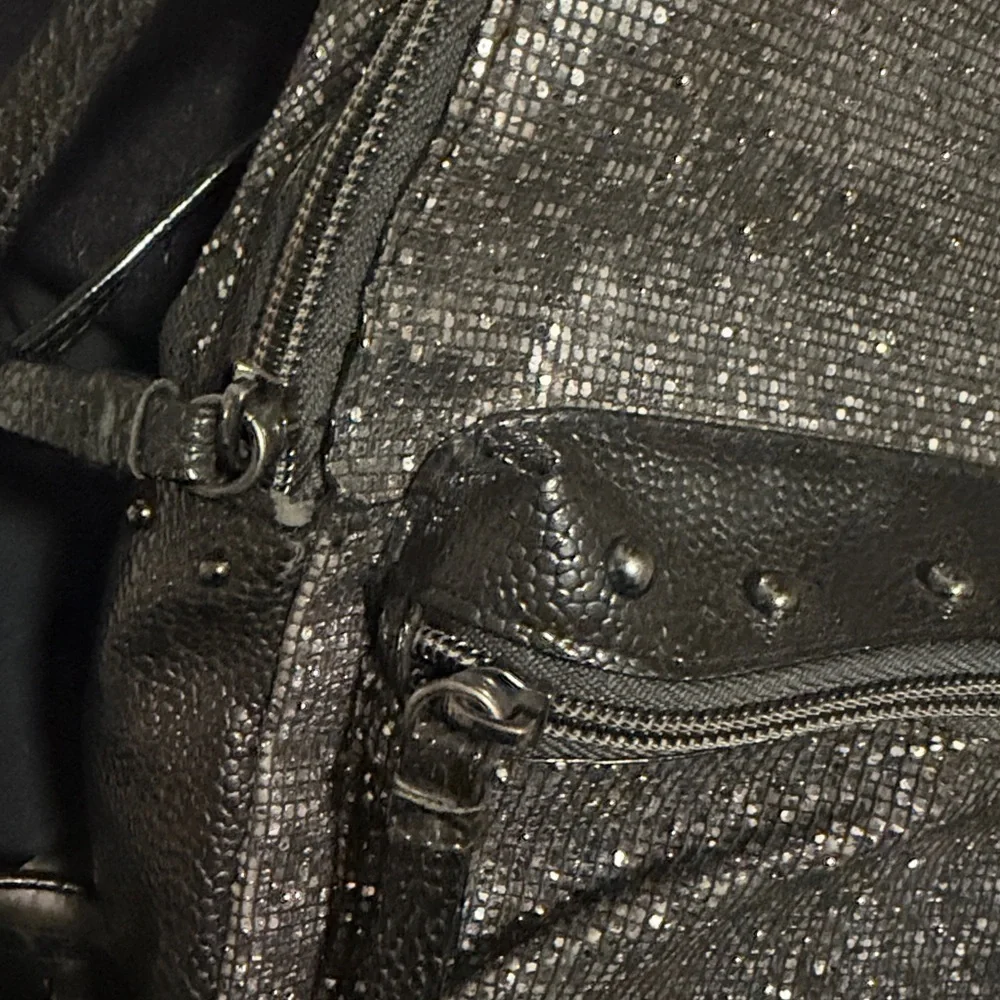 Victoria's Secret Sparkling Black Backpack - Picture 8 of 8